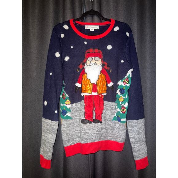 Ugly Christmas Sweater Xmas Size Medium - Picture 1 of 3